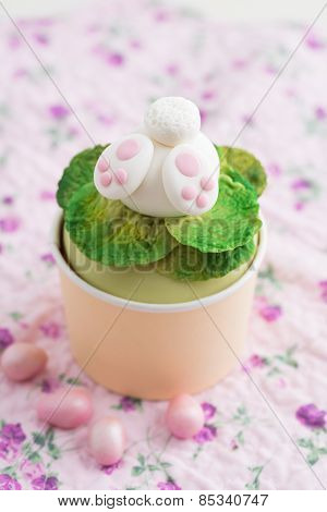 Easter Bunny Cupcake
