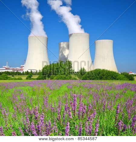 Nuclear power plant Temelin in Czech Republic, Europe