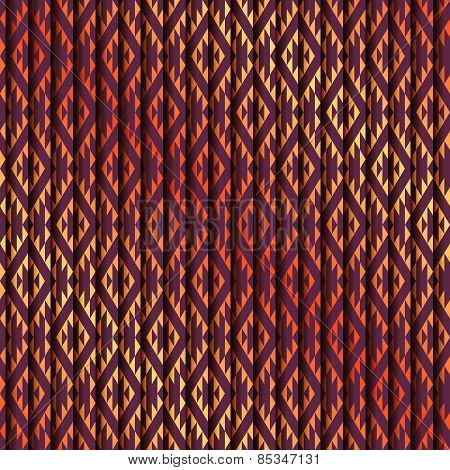 Geometric traingles pattern with strikes.
