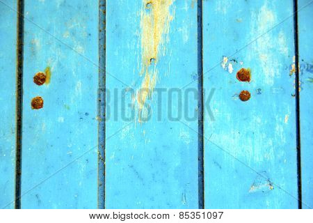 Dirty Stripped Paint In The Blue