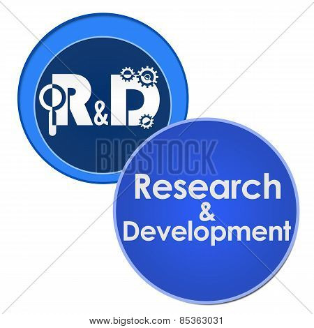 R And D - Research And Development Two Circles