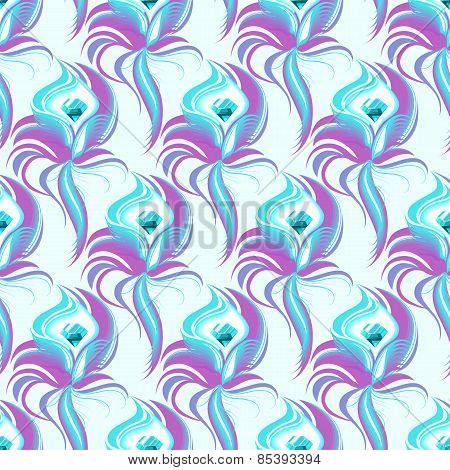 Elegant diamonds texture. Vector illustration.