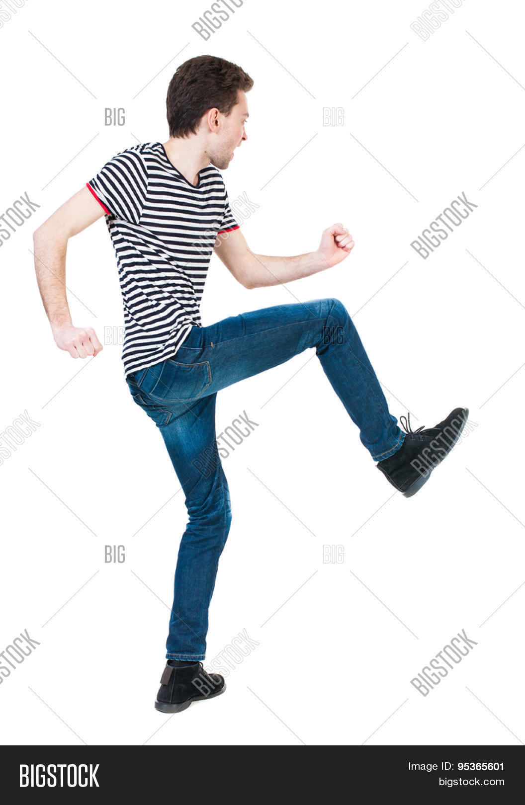 Back View Skinny Guy Image & Photo (Free Trial) | Bigstock