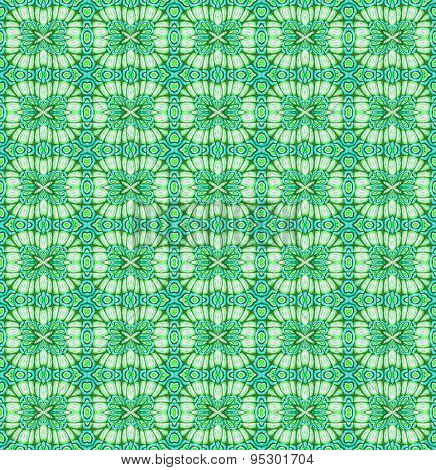 Seamless pattern green blue