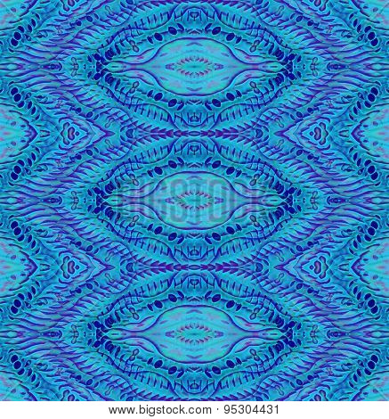 Seamless pattern turquoise violet