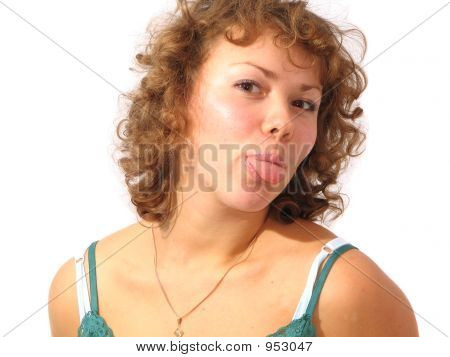 Ragazza giocosa