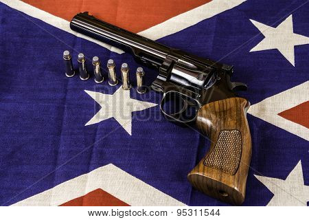 Gun on Flag