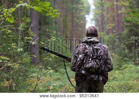 Hunter In The Forest
