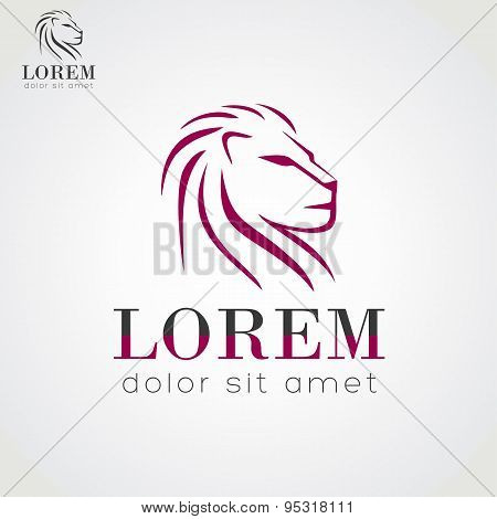 Lion vector logo