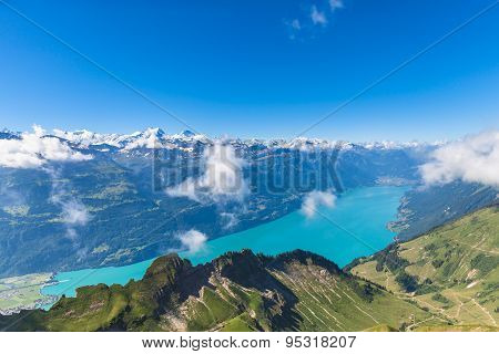 Brienzer Lake And The Alps