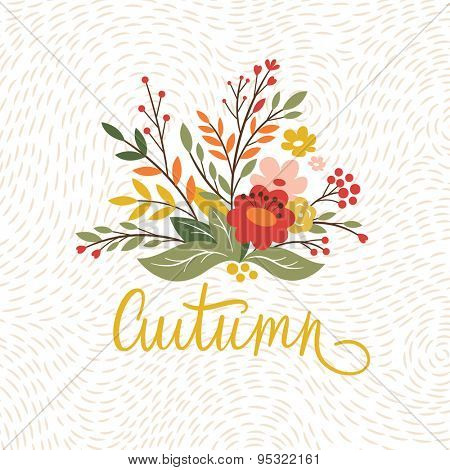 autumn card design