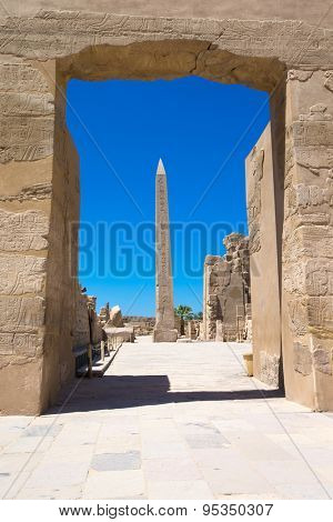 Obelisk of Queen Hapshetsut in Karnak, Egypt
