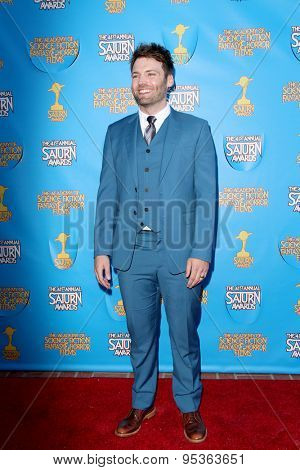 BURBANK - JUNE 25: Seth Gabel arrives at the 41st Annual Saturn Awards on Thursday, June 25, 2015 at the Castaway Restaurant in Burbank, CA.