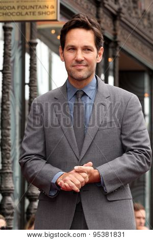 LOS ANGELES - JUL 1:  Paul Rudd at the Paul Rudd Hollywood Walk of Fame Star Ceremony at the El Capitan Theater Sidewalk on July 1, 2015 in Los Angeles, CA