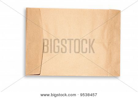 Brunt papir kuvert