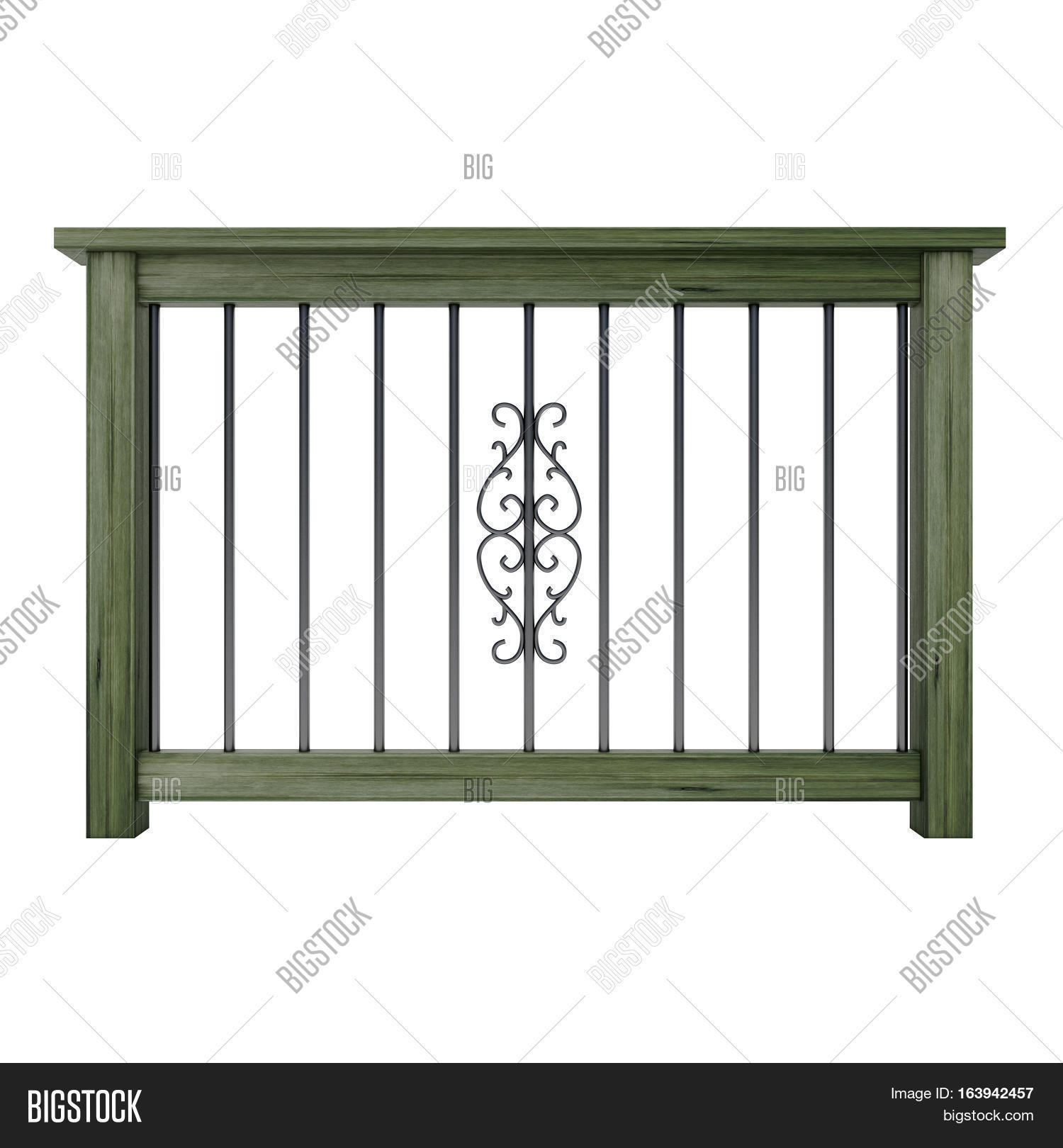 Wooden Railing Decor Image & Photo (Free Trial) | Bigstock