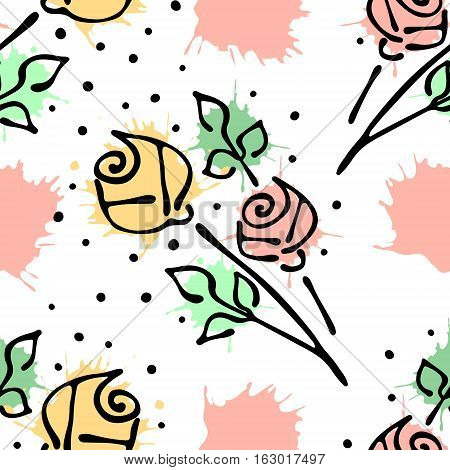 Vector Seamless Pattern, Graphic Illustration