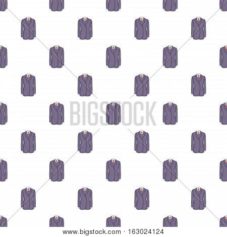 Man suit with tie pattern. Cartoon illustration of man suit with tie vector pattern for web