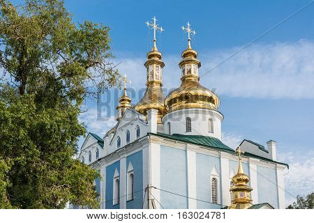 Cathedral of the Holy Spirit in Romny, Sumska oblast, Ukraine.