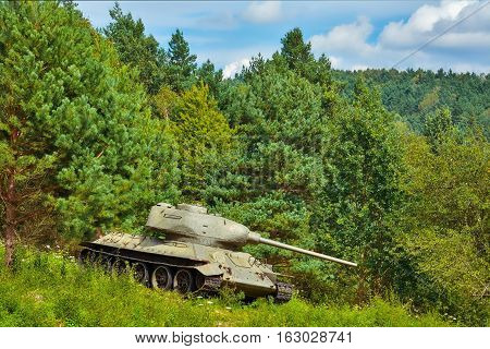 Tank In The Forest