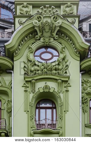 Art Nouveau. The building of hotel 