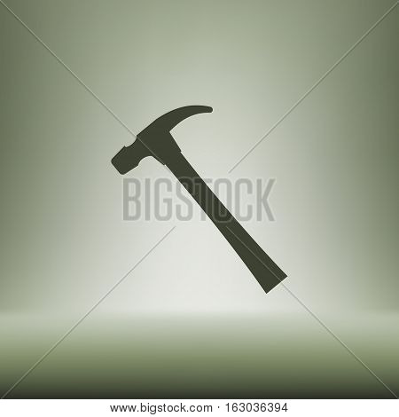Hammer Flat Style Vector Icon