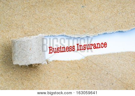 Insurance With Red Text.