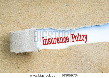 Insurance With Red Text.