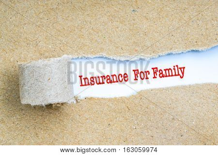 Insurance With Red Text.