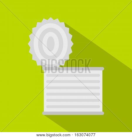 Tincan icon. Flat illustration of tincan vector icon for web