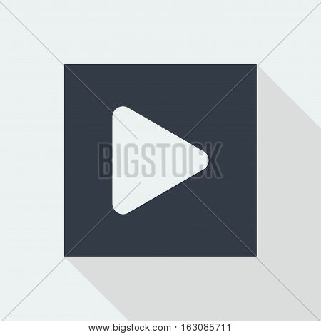 play button studio icon flat design, seo website icon logo design