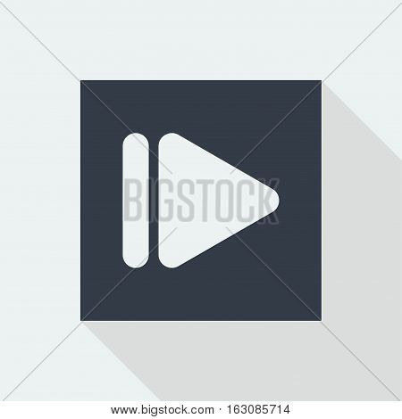 play button studio icon flat design, seo website icon logo design