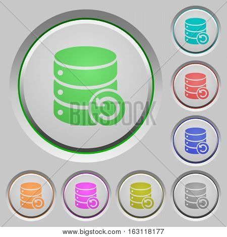 Undo database changes color icons on sunk push buttons