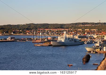 Frederikshavn Port Indenmark