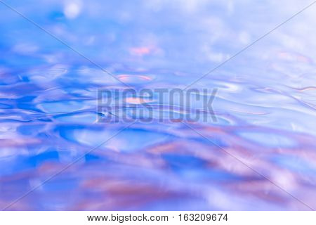 Abstract Macro Of Moving Waves On Luquid