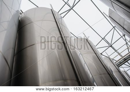 Metal Wine Barrel