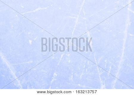 Ice rink background after a skating contest