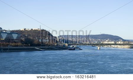 The Danube and the city of Budapest