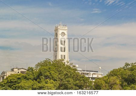 Tower With Clock Rio De Janeiro Brazil