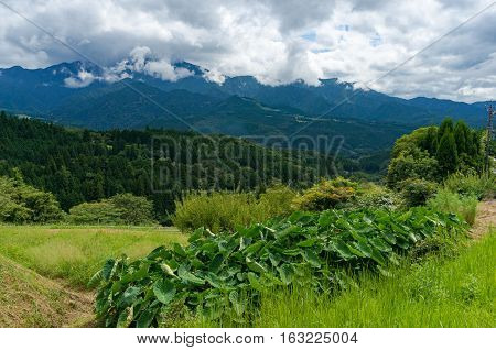 Mountains Of Kiso Valley In Gifu Prefecture, Japan