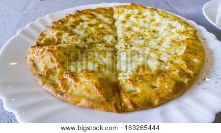 Traditional Bulgarian Bread Called Parlenka