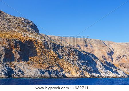 South Coast Of Crete Near Agia Roumeli, Greece