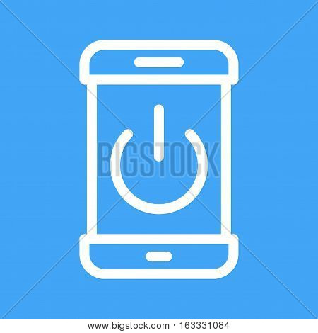 Phone, mode, off icon vector image. Can also be used for smartphone. Suitable for mobile apps, web apps and print media.