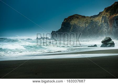 Freshwater Rocks Beach California Pacific Coast