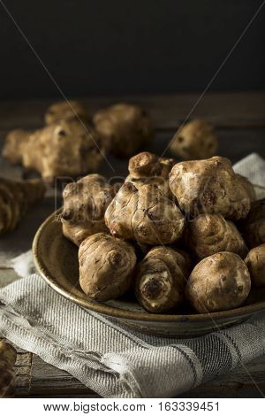 Raw Organic Jerusalem Artichoke Sunchokes