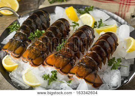 Raw Organic Fresh Lobster Tails