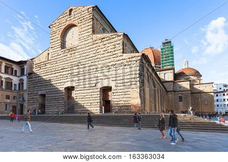 People Near Basilica Di San Lorenzo In Florence