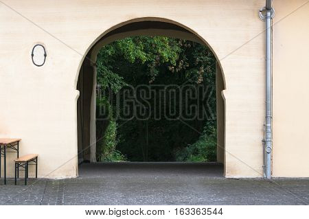 Nice Archway gateway from a historic homestead.