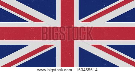 Vintage Grunge UK Union Jack Flag background illustration