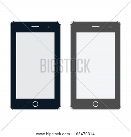 Mobile phone Icon vector smartphone isolated illustration.